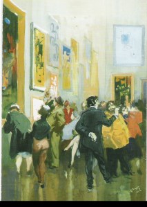 Discussing the Exhibits? Or ignoring them?